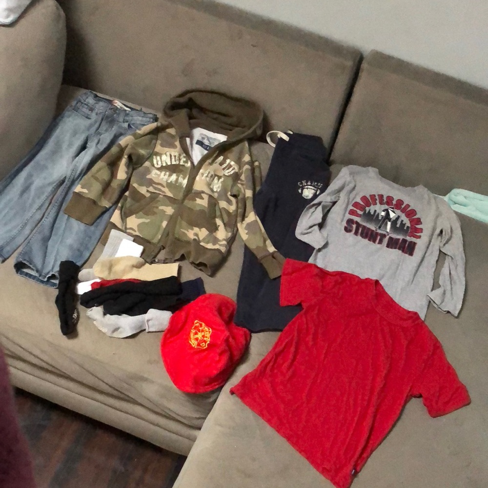 Boys size 4 bundle of tops and pants